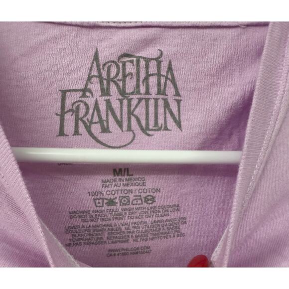 Aretha Franklin - Queen of Soul RESPECT, T-shirt, Size M/L NEW - Picture 3 of 3